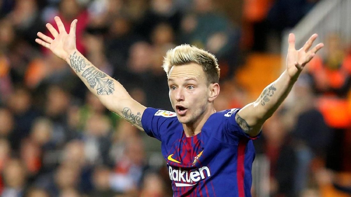 Pemain Barcelona, Ivan Rakitic. (Foto: Heino Kalis/Reuters)