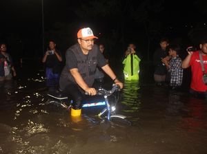 Wagub Jatim Tengok Jalan Porong yang Tenggelam, ini Penjelasannya