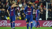 Namun jarak mereka dengan Atletico Madrid dan Real Madrid kini terpangkas menjadi delapan dari sebelumnya 10 (Getty Images)