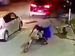 Kocak, Motor Ini Tiba-tiba Rontok Saat Dikendarai