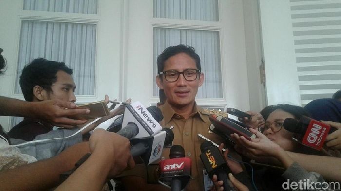 Wagub DKI Jakarta Sandiaga Uno (Mochamad Zhacky Kusumo/detikSport) Wagub DKI Jakarta Sandiaga Uno (Mochamad Zhacky Kusumo/detikSport)