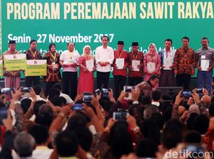 Jokowi Bertemu Petani Sawit di Sumut