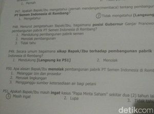 Viral di Medsos, Ada Kuisioner Janggal Jelang Pilgub Jateng