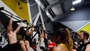 Foto: Serunya Adu Kebugaran Para Jagoan Crossfit di Jakarta