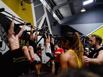 Foto: Serunya Adu Kebugaran Para Jagoan Crossfit di Jakarta