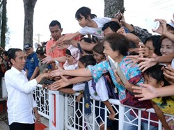 Begini Antusiasme Masyarakat Siantar Bertemu Jokowi