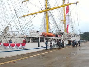 KRI Bima Suci dan Dewa Ruci Tiba di Sabang