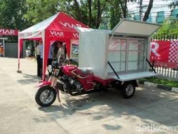 Viar: Motor yang Terbakar Motor Roda 3, Bukan Motor Listrik