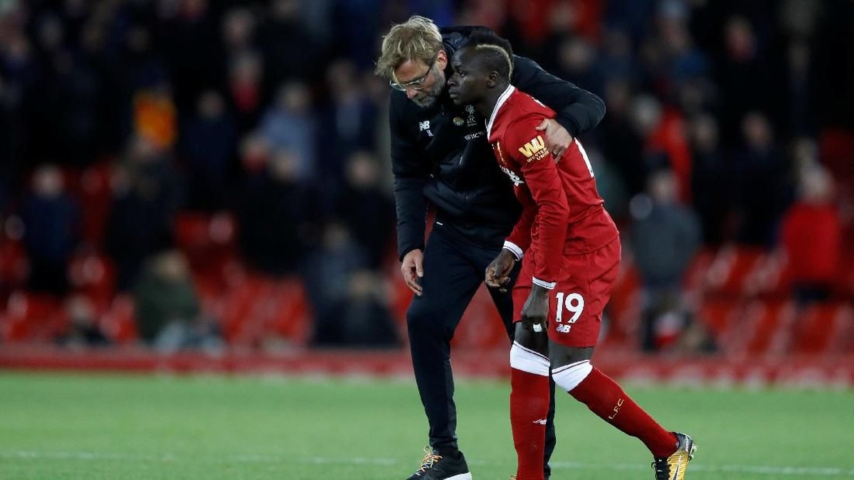 Sadio Mane dan Juergen Klopp (Carl Recine/Reuters)