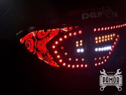 Kerennya Lampu Belakang Honda BR-V Bergaya Batik