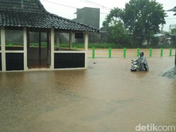 Kali Oya Meluap, Jalan Yogya-Wonosari Ditutup Sementara