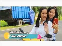 Ditilang Malah Adu Pantun