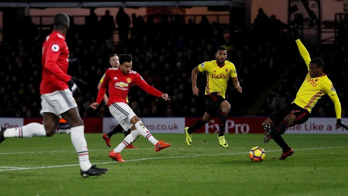 Pemain Manchester United, Jesse Lingard (Foto: David Klein/Reuters)