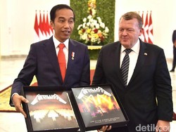 Jokowi Segera Laporkan Vinyl Metallica dari PM Denmark ke KPK