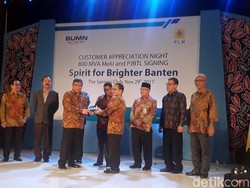 PLN Teken Perjanjian Jual Beli Listrik Industri di Banten