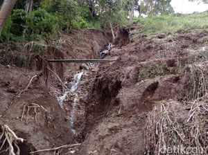 Irigasi Putus Kena Longsor, 30 Hektar Lahan Sayur di Semarang Merana