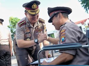 Terakhir Menjabat, Kombes Iqbal Lepas 49 Polisi Purna Bakti
