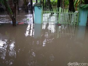 Banjir di Pundong Bantul Belum Surut Sejak Sore Kemarin