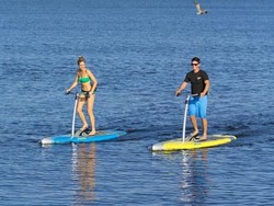 Keren! Paddle Board Ini Bisa Bergerak Tanpa Didayung