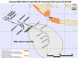 Siklon Cempaka Melemah, Masyarakat Diminta Waspadai Lahirnya Dahlia