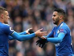 Vardy-Mahrez Akhirnya Bikin Gol Barengan Lagi