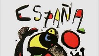 Piala Dunia 1982. Poster Piala Dunia di Spanyol ini adalah hasil rancangan pelukis Catalan Joan Miro. Surealis dan nyeni sekali. (Foto: Eurosport/Internet)
