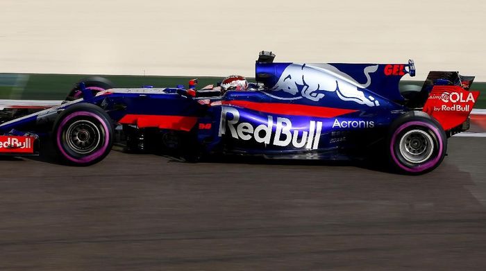 Sean Gelael di Sesi tes F1 Abu Dhabi (Scuderia Toro Rosso) Sean Gelael di Sesi tes F1 Abu Dhabi (Scuderia Toro Rosso)