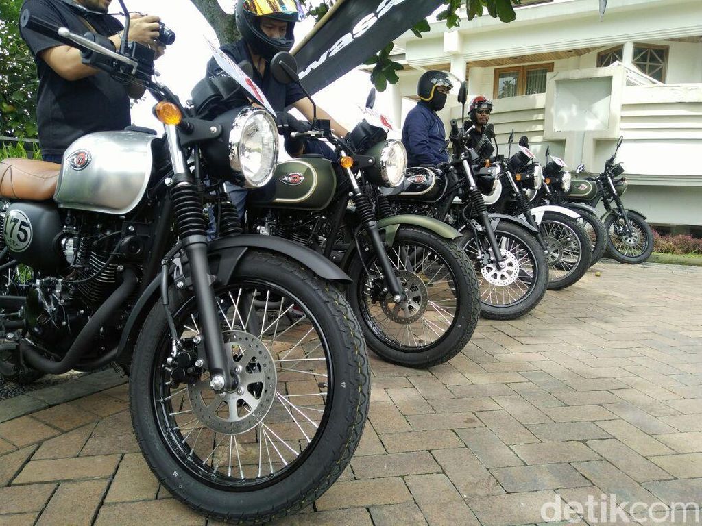 Kawasaki W175 Buatan Cibitung Siap Diekspor Kawasaki W175 Buatan Cibitung Siap Diekspor