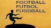 Piala Dunia 1958. Poster yang simpel dari Swedia untuk Piala Dunia di negaranya. Sedikit bernuansa komik. (Foto: Eurosport/Internet)