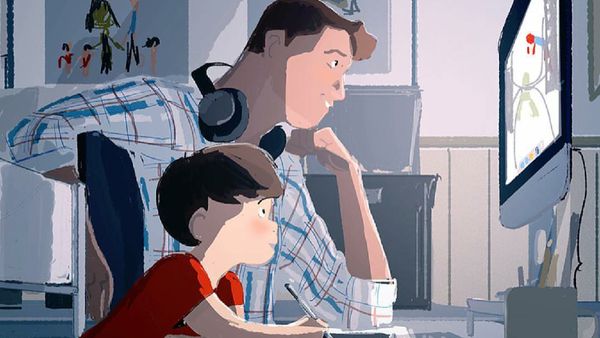 Potret Kasih Sayang Ayah ke Buah Hatinya yang Bikin Melting