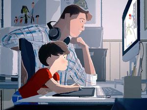 Potret Kasih Sayang Ayah ke Buah Hatinya yang Bikin Melting