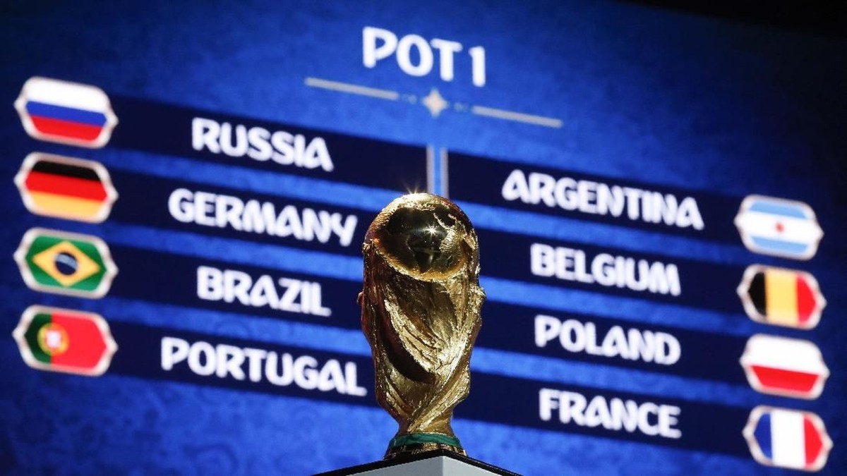 Drawing Piala Dunia 2018 digelar besok di Moskow, Rusia (Sergei Karpukhin/Reuters)