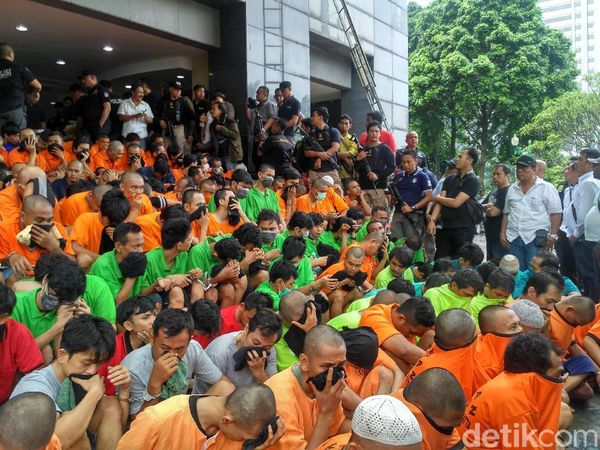Foto: Ini 351 Orang yang Terjaring Operasi Nila