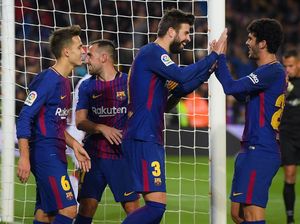 Pesta Barcelona Tanpa Messi dan Suarez