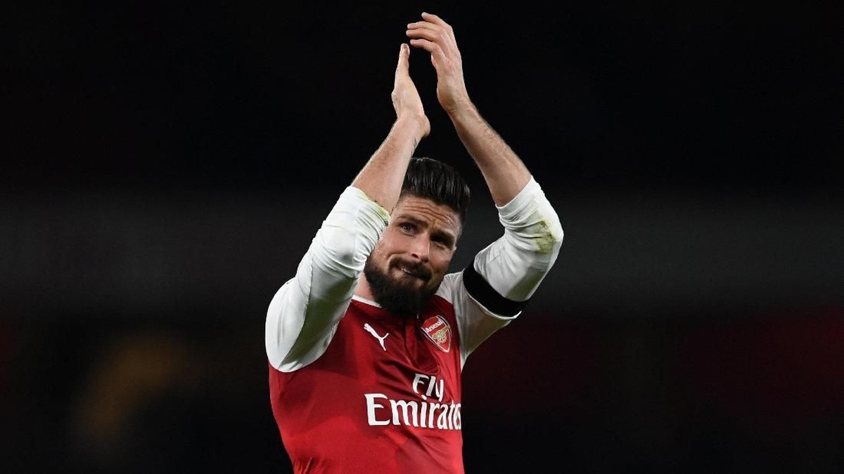Olivier Giroud resmi menjadi pemain Chelsea (Foto: Dylan Martinez/Reuters)
