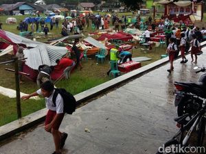 Angin Ribut Mengamuk 4 Desa di Banjarnegara, 1 Warga Tewas