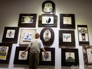 Tak Sekadar Aktor Teater, Butet Kartaredjasa Tekuni Seni Lukis