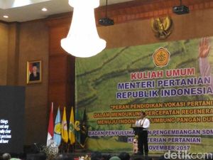 Di Depan Ratusan Mahasiswa, Mentan: RI Ekspor Beras ke Malaysia