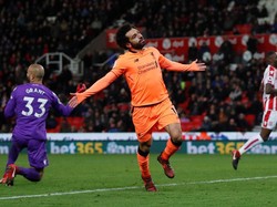 Salah Dua Gol, Liverpool Hantam Stoke 3-0