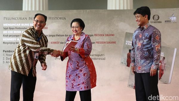 Megawati Hadiri Peluncuran Buku Bung Karno