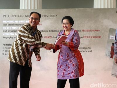 Megawati Hadiri Peluncuran Buku Bung Karno