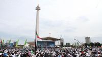 Foto: Suasana Perayaan Maulid Nabi di Monas