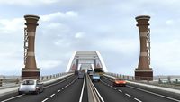 Foto: Megahnya Jembatan Kebanggaan Jokowi di Papua