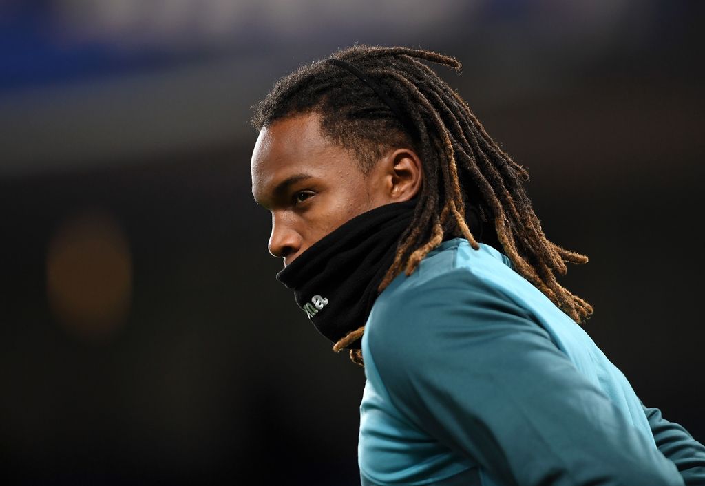 LONDON, ENGLAND - NOVEMBER 29:  Renato Sanches of Swansea City looks on during his warm up prior to the Premier League match between Chelsea and Swansea City at Stamford Bridge on November 29, 2017 in London, England.  (Photo by Mike Hewitt/Getty Images)
