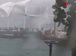 Sejumlah Fasilitas Rusak Akibat Cuaca Buruk di Kepulauan Seribu