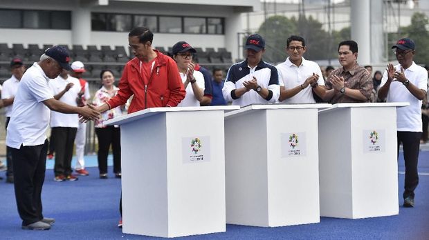 Presiden Joko Widodo pernah kunjungi latihan tim hoki Indonesia jelang Asian Games 2018.