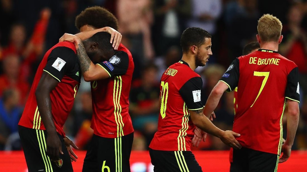 Timnas Belgia menargetkan bisa melaju sampai final Piala Dunia 2018 di Rusia Juli nanti. (Foto: Dean Mouhtaropoulos/Getty Images)