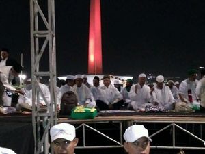 Amien Rais hingga Opick Datang di Arena Reuni 212