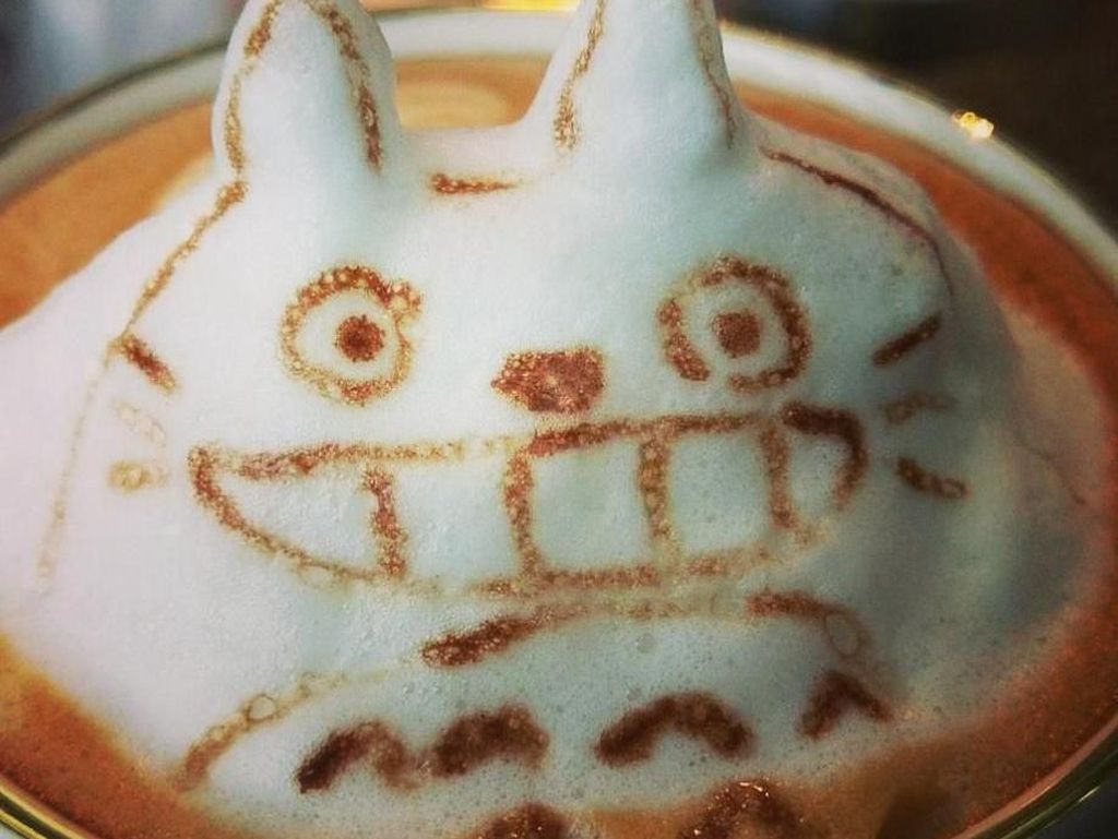 Sluurp! Bertemu Sinchan, Totoro dan Hamtaro Dalam Secangkir Cafe Latte