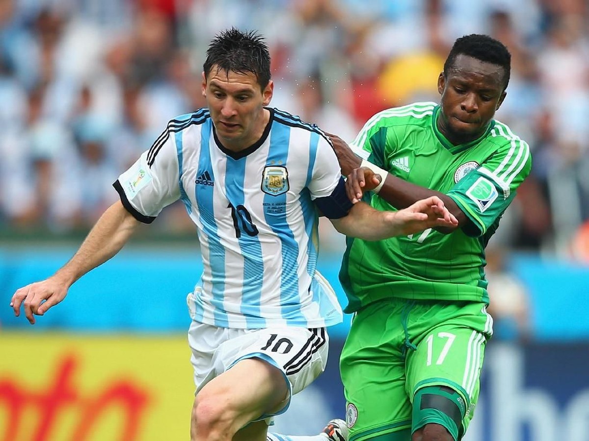Argentina vs Nigeria di Piala Dunia 2014 (Paul Gilham/Getty Images)
